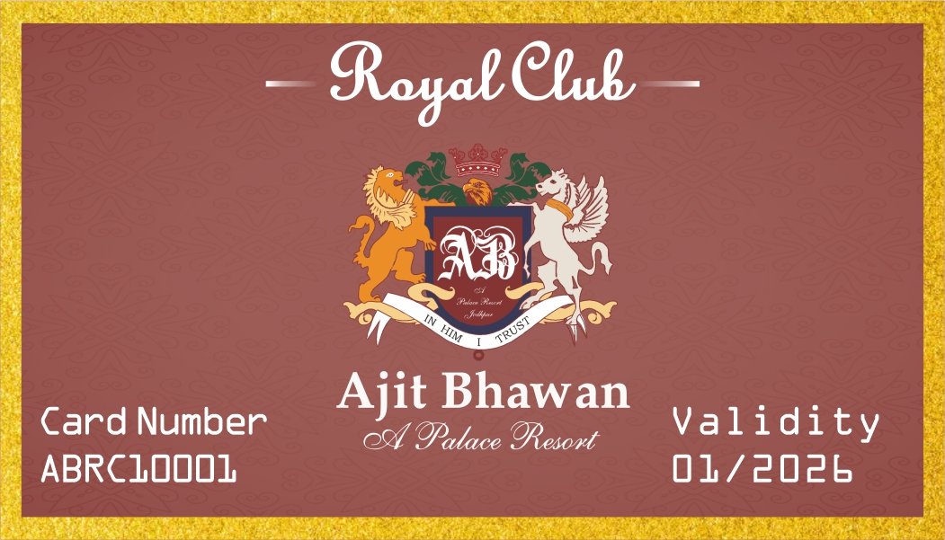 Royal Club membership card